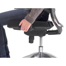 Mayer Bürostuhl myOPTIMAX, 2475 02 Stoff blau, Gestell schwarz