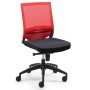 Chaise de bureau Mayer myOPTIMAX, 2475 03, tissu rouge, structure noire