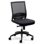 Sedia da ufficio Mayer myOPTIMAX, 2475 01 tessuto nero, struttura nera