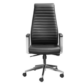 Mayer Chefsessel myDELUXE, 2491 Leder schwarz, Gestell alu