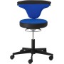 Sedia girevole da ufficio Mayer myTORRO SIT, blu scuro, nero - vista dettagliata