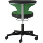 Sedia girevole da ufficio Mayer myTORRO SIT, verde scuro, nero - vista tecnica
