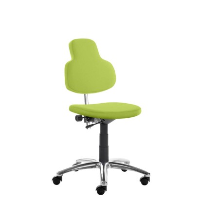 Sedia girevole da ufficio Mayer myMAX, similpelle verde mela