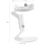 Sgabello Mayer myERCOLINO antracite Dynamic - vista dettagliata