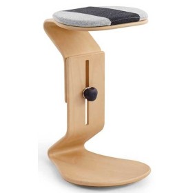 Sgabello Mayer myERCOLINO grigio-antracite Ergo