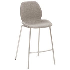 Tabouret de bar Mayer mySOLO 1176 V4 526 gris coquillage chiné