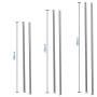 Wolfstahl 2x Ständerprofile für Evolution-Regale 2m, 2.5m, 3m