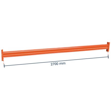 Wolfstahl Einzeltraverse für Palettenregal 270 cm / Fachlast 3000 kg