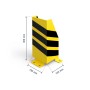 Wolfstahl Protezione antiurto / protezione antiurto a forma di U per scaffalature portapallet - vista dettagliata