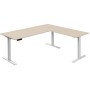 Kerkmann Move-3 Elektrisch höhenverstellbarer Schreibtisch L-Form, 180x80cm - Anbau 100x60cm - Detailansicht