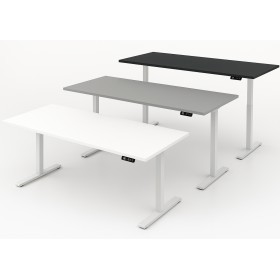 Kerkmann Scrivania rettangolare regolabile elettricamente in altezza Move-3 XL, 200x100cm
