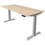 Kerkmann Move-4 Elektrisch höhenverstellbarer Schreibtisch rechteckig, T-Fuss-Gestell 160-200cm - Detailansicht