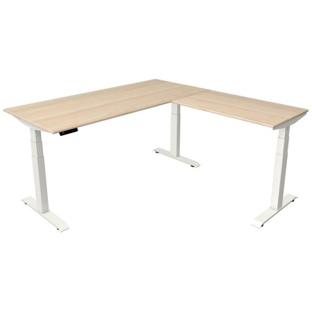Kerkmann Move-4 Elektrisch höhenverstellbarer Schreibtisch L-Form, 180x80cm - Anbau 100x60cm - Detailansicht