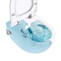 VitrA Aquacare Sento WC-Set mit Bidetfunktion und integrierter Armatur, inkl. Sitz - technische Ansicht