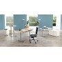 Kerkmann Bureau rectangulaire Move 1 piètement réglable en hauteur électriquement - vue détaillée
