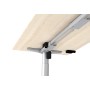 Kerkmann Scrivania rettangolare con base Move 1 - vista tecnica