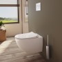 VitrA Aquacare Sento WC-Set mit Bidetfunktion und integrierter Armatur, inkl. Sitz - technische Ansicht