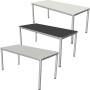 Kerkmann Prime Schreibtisch rechteckig, 4-Fuss-Gestell 160 - 200cm