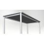 Kerkmann Prime Schreibtisch rechteckig, 4-Fuss-Gestell 160 - 200cm - Produktansicht