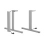 Kerkmann Form 2 Schreibtisch rechteckig, T-Fuss-Gestell mit Sideboard 180x80cm - Produktansicht
