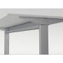 Kerkmann Scrivania rettangolare Form 2, struttura a T con credenza 180x80cm