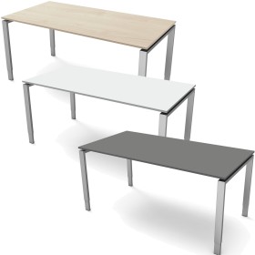 Kerkmann StageOne höhenverstellbarer Schreibtisch rechteckig, 4-Fuss-Gestell 180x80cm