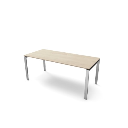 Kerkmann Scrivania rettangolare StageOne regolabile in altezza, struttura a 4 gambe 180x80cm - vista dettagliata