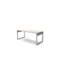 Kerkmann Bureau rectangulaire StageOne à hauteur réglable, cadre 180 x 80 cm - vue détaillée