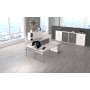 Kerkmann StageOne höhenverstellbarer Schreibtisch rechteckig, Bügelgestell 180x80cm - technische Ansicht