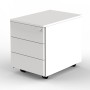 Kerkmann Form 1 Rollcontainer weiss 3 Schubladen 42 x 60 x 54 cm - technische Ansicht