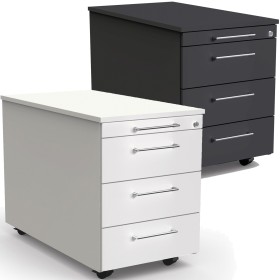 Kerkmann Lago Rollcontainer 4 Schubladen 42 x 80 x 54 cm