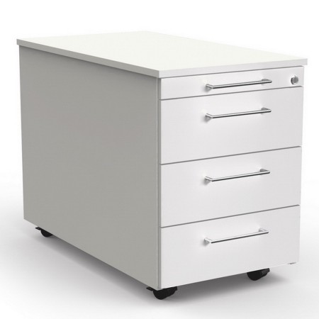 Kerkmann Lago Rollcontainer 4 Schubladen 42 x 80 x 54 cm - Detailansicht