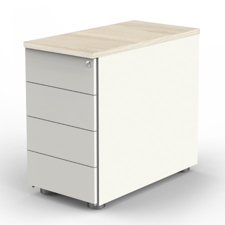 Kerkmann StageOne Standcontainer 4 Schubladen 42 x 80 x 72 - 76 cm