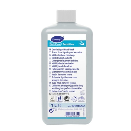 Soft Care Sensitive Sapone liquido delicato per mani 10 bottiglie