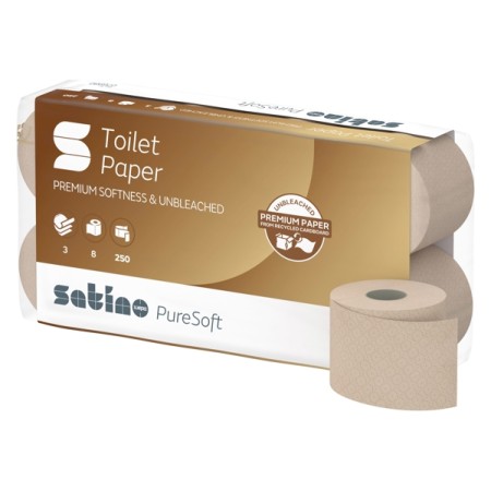 Satino Hyginity Satino PureSoft Toilettenpapier Kleinrollen - MT1 System 72 Rollen