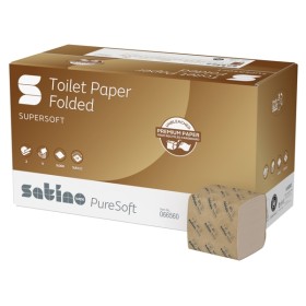 Satino Hyginity Satino PureSoft Toilettenpapier Einzelblatt - BT1 System 9000 Blatt