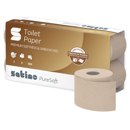 Satino Hyginity Satino PureSoft Toilettenpapier Kleinrollen - MT1 System 64 Rollen