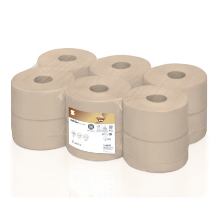 Satino Hyginity Satino PureSoft Toilettenpapier Mini Jumbo - JT1 System 12 Rollen