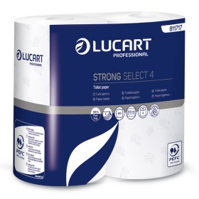 Lucart Strong Elite 4 Toilettenpapier Kleinrollen 56 Rollen (14 x 4)