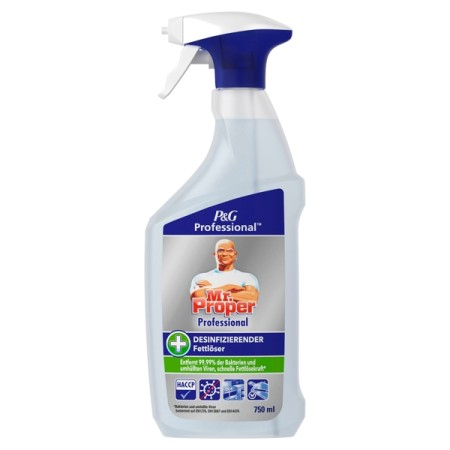 Mr. Proper Professional desinfiszierender Fettlöser 2 in 1 6 Flaschen
