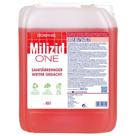 MILIZID ONE detergente sanitario premium rigenerativo e anticalcare 1 tanica