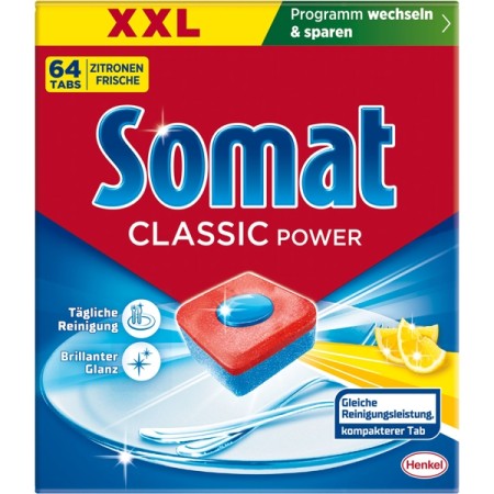 Steinfels Somat Classic XXL Power Geschirrwaschtabs 448 Stück (7 x 64)