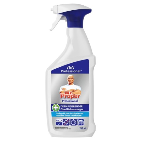 Mr. Proper Professional nettoyant désinfectant pour surfaces 6 bouteilles
