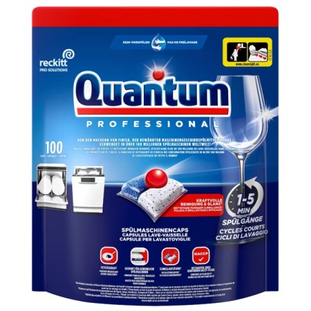 Pastiglie per lavastoviglie Finish Quantum Professional 375 pezzi (3 x 125)
