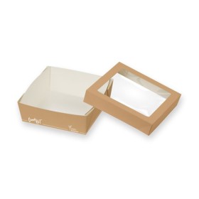 Webstar Foodbox quadratisch mit Deckel 200 Stück (8 x 25)