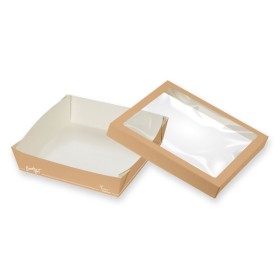 Webstar Foodbox quadratisch mit Deckel 200 Stück (8 x 25)