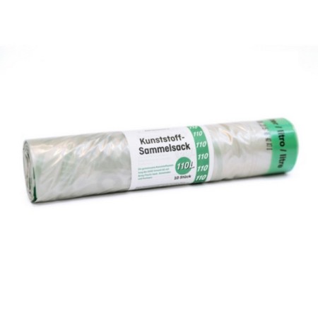 InnoRecycling Sacchi per raccolta 110 l Bring Plastic back - Cantone Soletta 20 rotoli