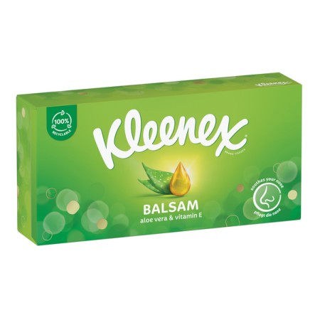 Fazzoletti Kosmetiktuch Kleenex Balsam Singoli 24 Scatole