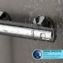 GROHE Vitalio Comfort 250 Duschsystem mit Thermostatbatterie für Wandmontage - technische Ansicht