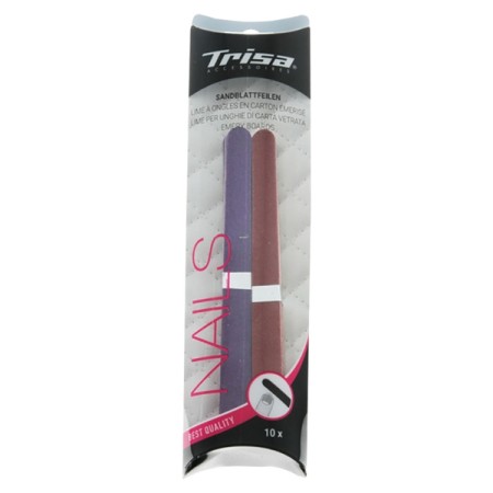 Trisa Lot de 5 limes à ongles en papier abrasif